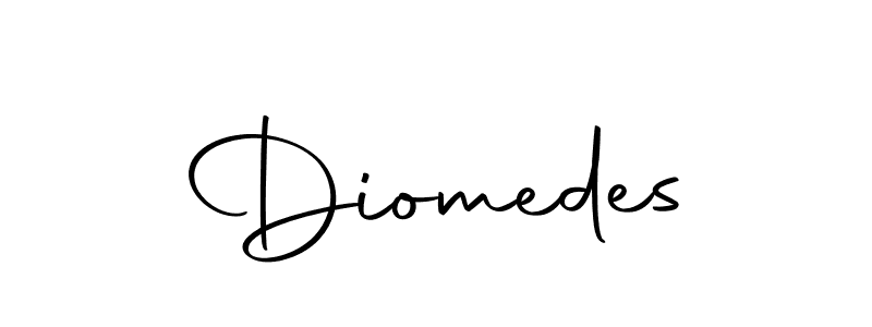 Diomedes stylish signature style. Best Handwritten Sign (Autography-DOLnW) for my name. Handwritten Signature Collection Ideas for my name Diomedes. Diomedes signature style 10 images and pictures png