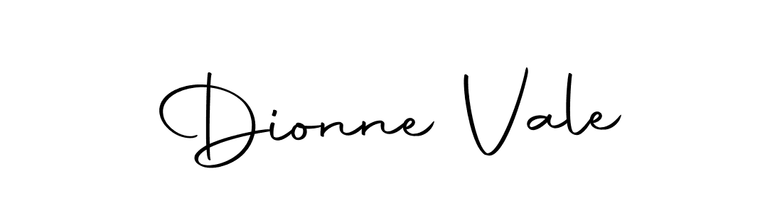 Dionne Vale stylish signature style. Best Handwritten Sign (Autography-DOLnW) for my name. Handwritten Signature Collection Ideas for my name Dionne Vale. Dionne Vale signature style 10 images and pictures png