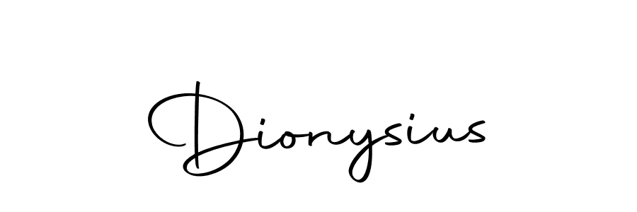 Also we have Dionysius name is the best signature style. Create professional handwritten signature collection using Autography-DOLnW autograph style. Dionysius signature style 10 images and pictures png