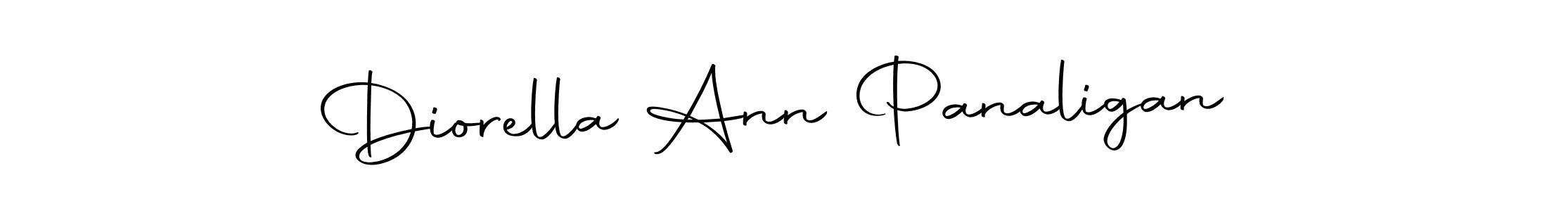 How to make Diorella Ann Panaligan name signature. Use Autography-DOLnW style for creating short signs online. This is the latest handwritten sign. Diorella Ann Panaligan signature style 10 images and pictures png