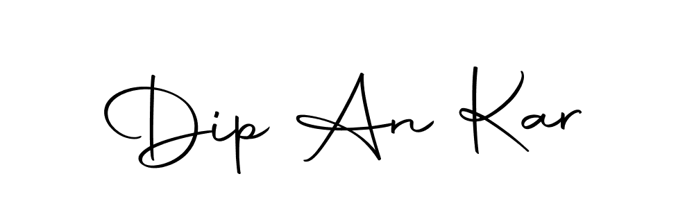 Create a beautiful signature design for name Dip An Kar. With this signature (Autography-DOLnW) fonts, you can make a handwritten signature for free. Dip An Kar signature style 10 images and pictures png