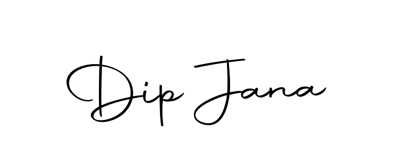 You should practise on your own different ways (Autography-DOLnW) to write your name (Dip Jana) in signature. don't let someone else do it for you. Dip Jana signature style 10 images and pictures png