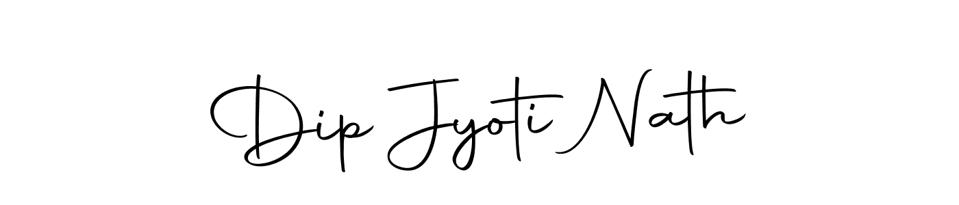How to make Dip Jyoti Nath name signature. Use Autography-DOLnW style for creating short signs online. This is the latest handwritten sign. Dip Jyoti Nath signature style 10 images and pictures png