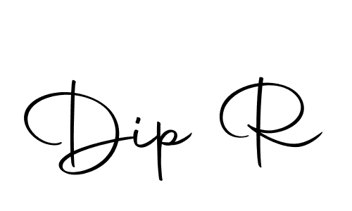 The best way (Autography-DOLnW) to make a short signature is to pick only two or three words in your name. The name Dip R include a total of six letters. For converting this name. Dip R signature style 10 images and pictures png