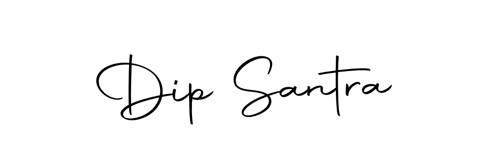 How to make Dip Santra signature? Autography-DOLnW is a professional autograph style. Create handwritten signature for Dip Santra name. Dip Santra signature style 10 images and pictures png