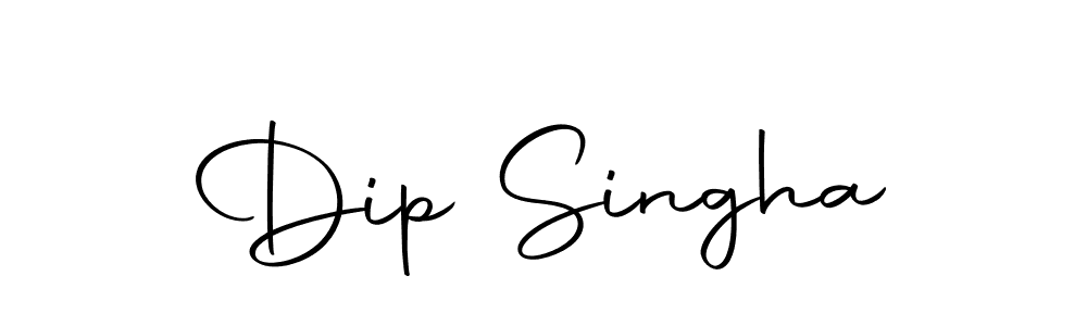 Design your own signature with our free online signature maker. With this signature software, you can create a handwritten (Autography-DOLnW) signature for name Dip Singha. Dip Singha signature style 10 images and pictures png