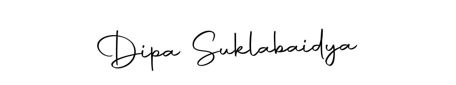 Create a beautiful signature design for name Dipa Suklabaidya. With this signature (Autography-DOLnW) fonts, you can make a handwritten signature for free. Dipa Suklabaidya signature style 10 images and pictures png