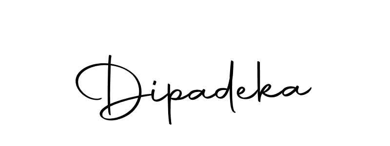 Design your own signature with our free online signature maker. With this signature software, you can create a handwritten (Autography-DOLnW) signature for name Dipadeka. Dipadeka signature style 10 images and pictures png