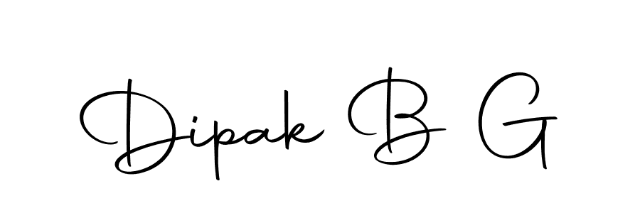 Make a beautiful signature design for name Dipak B G. With this signature (Autography-DOLnW) style, you can create a handwritten signature for free. Dipak B G signature style 10 images and pictures png