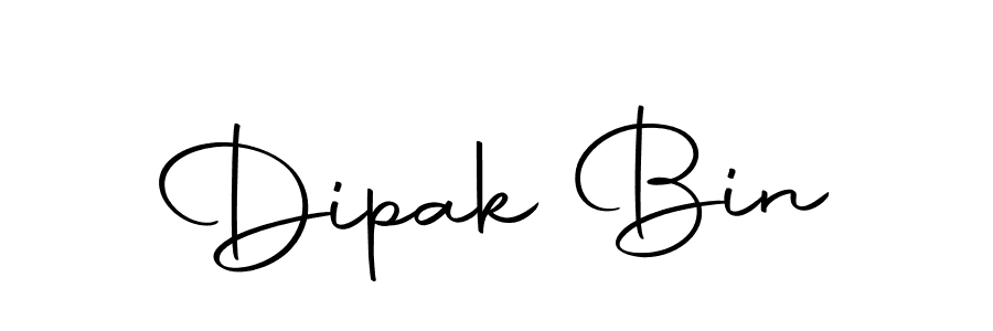 if you are searching for the best signature style for your name Dipak Bin. so please give up your signature search. here we have designed multiple signature styles  using Autography-DOLnW. Dipak Bin signature style 10 images and pictures png