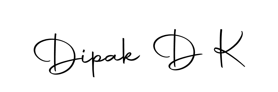 Make a short Dipak D K signature style. Manage your documents anywhere anytime using Autography-DOLnW. Create and add eSignatures, submit forms, share and send files easily. Dipak D K signature style 10 images and pictures png