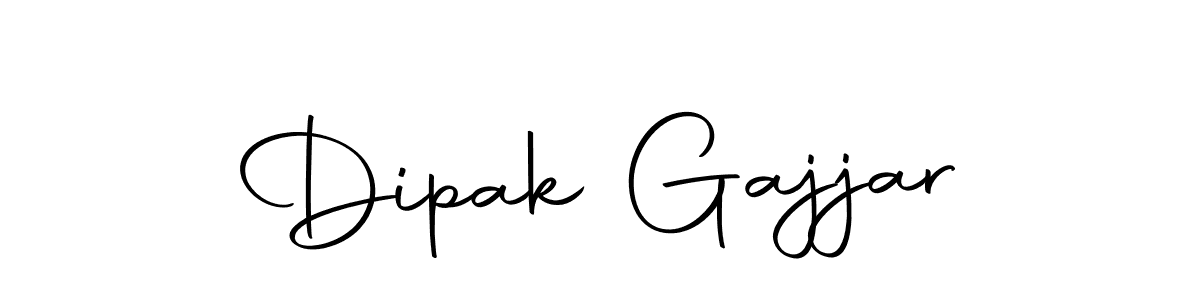 How to make Dipak Gajjar signature? Autography-DOLnW is a professional autograph style. Create handwritten signature for Dipak Gajjar name. Dipak Gajjar signature style 10 images and pictures png