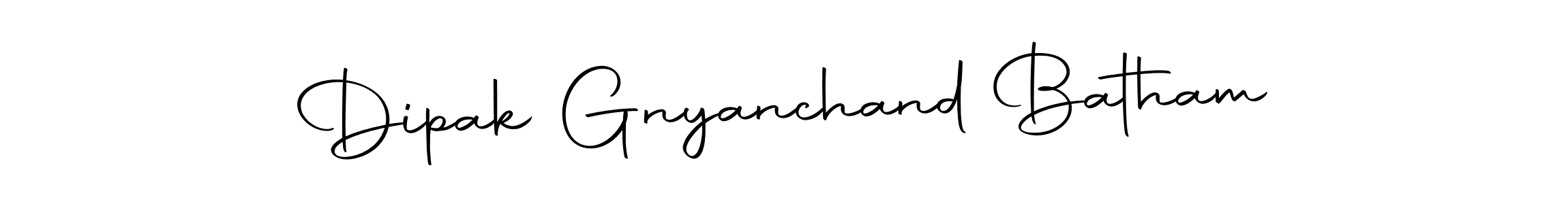 Also we have Dipak Gnyanchand Batham name is the best signature style. Create professional handwritten signature collection using Autography-DOLnW autograph style. Dipak Gnyanchand Batham signature style 10 images and pictures png