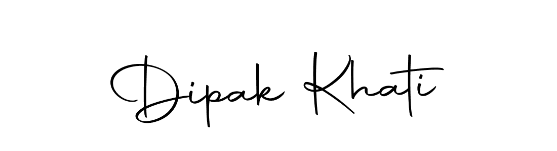 Use a signature maker to create a handwritten signature online. With this signature software, you can design (Autography-DOLnW) your own signature for name Dipak Khati. Dipak Khati signature style 10 images and pictures png