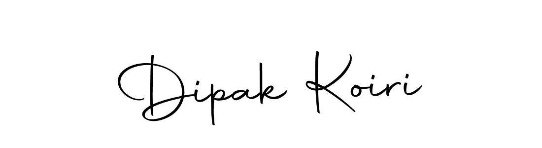 Design your own signature with our free online signature maker. With this signature software, you can create a handwritten (Autography-DOLnW) signature for name Dipak Koiri. Dipak Koiri signature style 10 images and pictures png