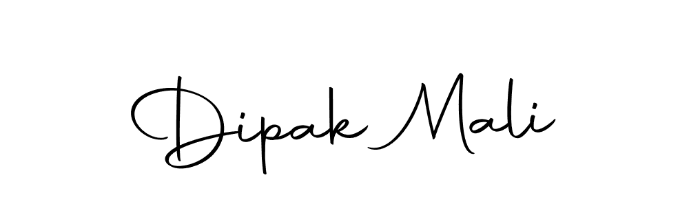Use a signature maker to create a handwritten signature online. With this signature software, you can design (Autography-DOLnW) your own signature for name Dipak Mali. Dipak Mali signature style 10 images and pictures png