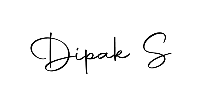 The best way (Autography-DOLnW) to make a short signature is to pick only two or three words in your name. The name Dipak S include a total of six letters. For converting this name. Dipak S signature style 10 images and pictures png