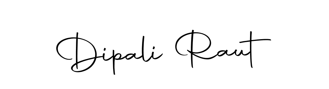 Design your own signature with our free online signature maker. With this signature software, you can create a handwritten (Autography-DOLnW) signature for name Dipali Raut. Dipali Raut signature style 10 images and pictures png