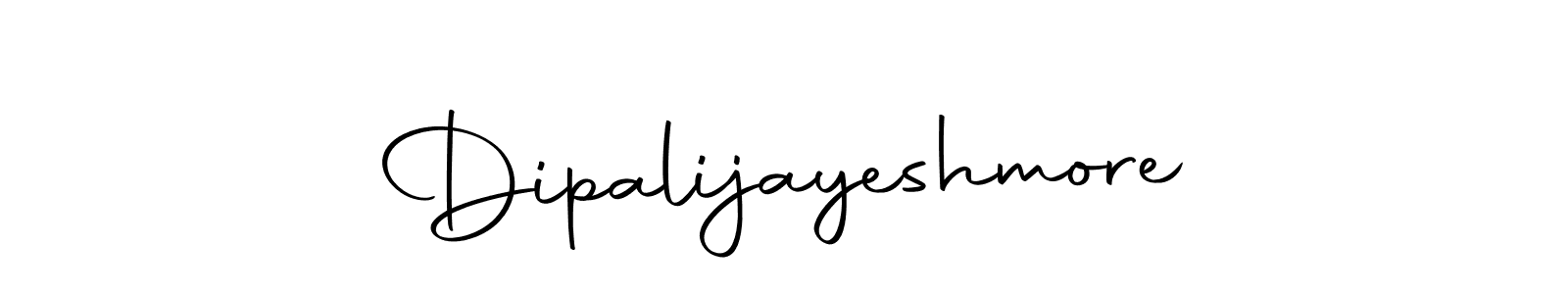 The best way (Autography-DOLnW) to make a short signature is to pick only two or three words in your name. The name Dipalijayeshmore include a total of six letters. For converting this name. Dipalijayeshmore signature style 10 images and pictures png