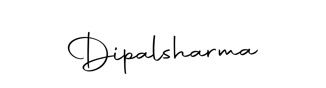 Design your own signature with our free online signature maker. With this signature software, you can create a handwritten (Autography-DOLnW) signature for name Dipalsharma. Dipalsharma signature style 10 images and pictures png