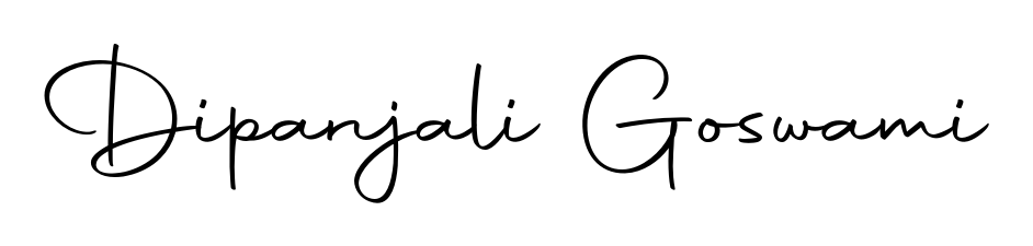 A timeless handwritten aesthetic for Dipanjali Goswami. The Autography-DOLnW font gives your signature a handcrafted feel with natural curves. Dipanjali Goswami signature style 10 images and pictures png