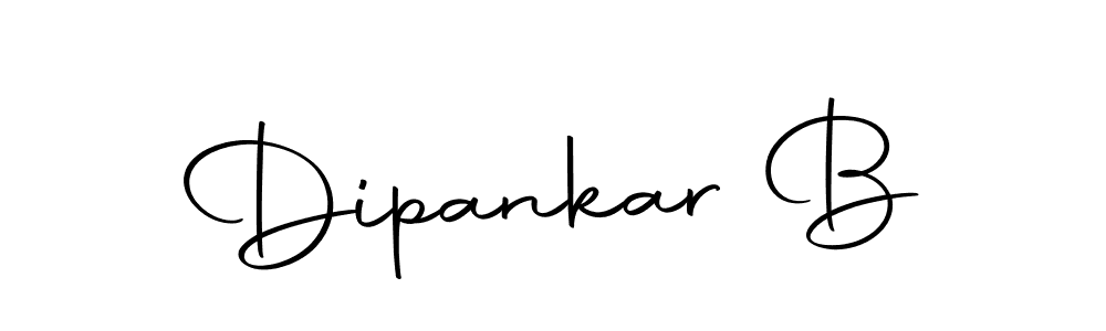 Design your own signature with our free online signature maker. With this signature software, you can create a handwritten (Autography-DOLnW) signature for name Dipankar B. Dipankar B signature style 10 images and pictures png