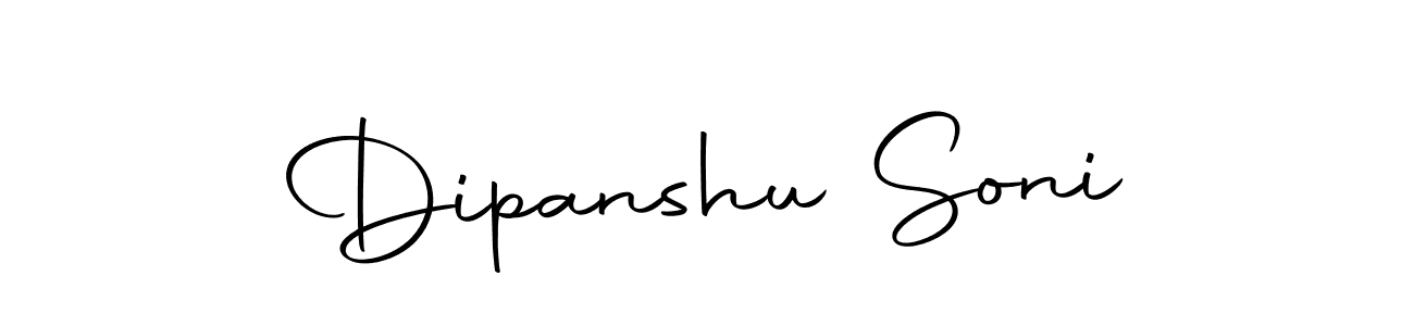 Design your own signature with our free online signature maker. With this signature software, you can create a handwritten (Autography-DOLnW) signature for name Dipanshu Soni. Dipanshu Soni signature style 10 images and pictures png