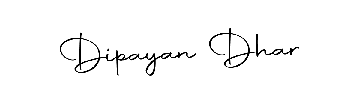 Design your own signature with our free online signature maker. With this signature software, you can create a handwritten (Autography-DOLnW) signature for name Dipayan Dhar. Dipayan Dhar signature style 10 images and pictures png