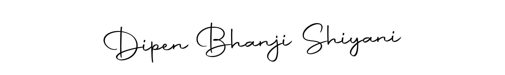 How to make Dipen Bhanji Shiyani name signature. Use Autography-DOLnW style for creating short signs online. This is the latest handwritten sign. Dipen Bhanji Shiyani signature style 10 images and pictures png