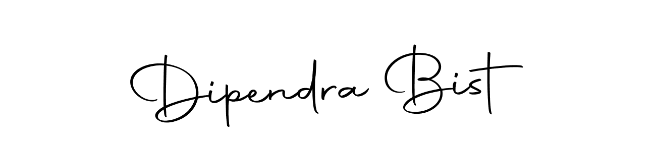 How to make Dipendra Bist name signature. Use Autography-DOLnW style for creating short signs online. This is the latest handwritten sign. Dipendra Bist signature style 10 images and pictures png