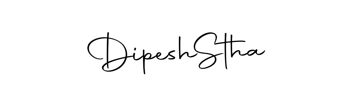 How to make Dipesh  Stha signature? Autography-DOLnW is a professional autograph style. Create handwritten signature for Dipesh  Stha name. Dipesh  Stha signature style 10 images and pictures png