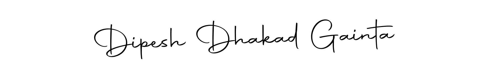 Design your own signature with our free online signature maker. With this signature software, you can create a handwritten (Autography-DOLnW) signature for name Dipesh Dhakad Gainta. Dipesh Dhakad Gainta signature style 10 images and pictures png