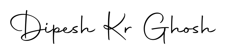 Try this chic Dipesh Kr Ghosh handwritten sign style. Using Autography-DOLnW font elements, it gives your name a sleek, memorable identity. Dipesh Kr Ghosh signature style 10 images and pictures png
