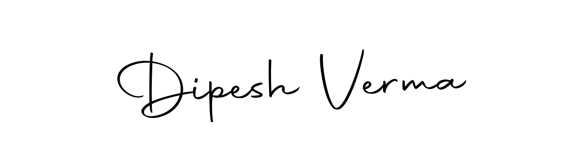 Create a beautiful signature design for name Dipesh Verma. With this signature (Autography-DOLnW) fonts, you can make a handwritten signature for free. Dipesh Verma signature style 10 images and pictures png