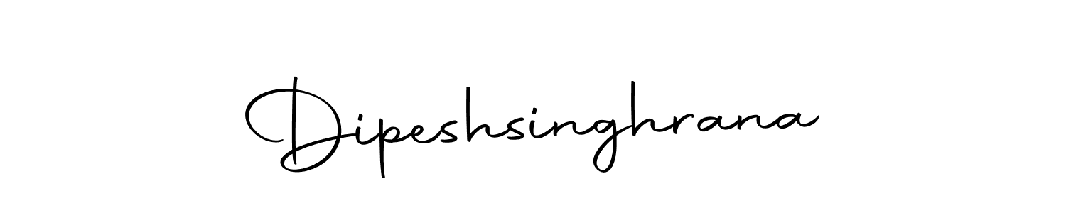 Use a signature maker to create a handwritten signature online. With this signature software, you can design (Autography-DOLnW) your own signature for name Dipeshsinghrana. Dipeshsinghrana signature style 10 images and pictures png
