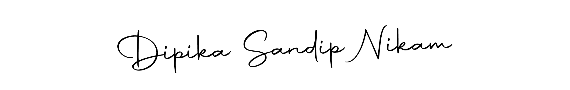 Dipika Sandip Nikam stylish signature style. Best Handwritten Sign (Autography-DOLnW) for my name. Handwritten Signature Collection Ideas for my name Dipika Sandip Nikam. Dipika Sandip Nikam signature style 10 images and pictures png