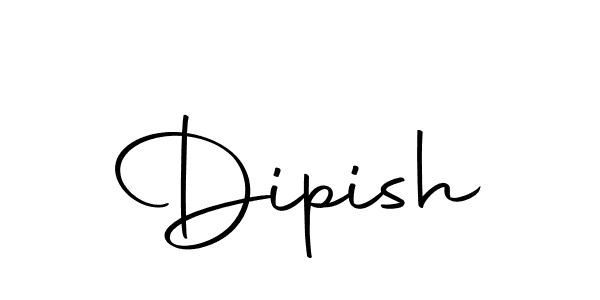 You should practise on your own different ways (Autography-DOLnW) to write your name (Dipish) in signature. don't let someone else do it for you. Dipish signature style 10 images and pictures png