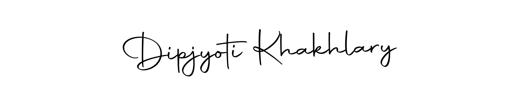 if you are searching for the best signature style for your name Dipjyoti Khakhlary. so please give up your signature search. here we have designed multiple signature styles  using Autography-DOLnW. Dipjyoti Khakhlary signature style 10 images and pictures png