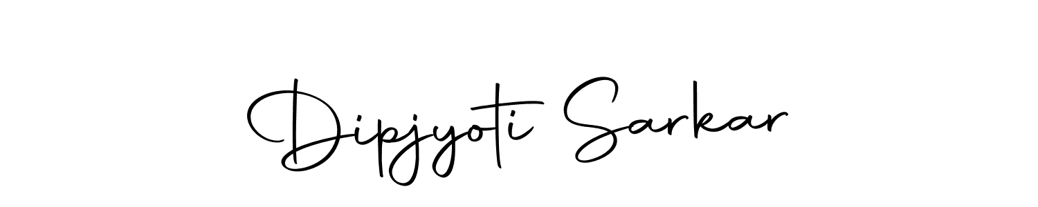 How to make Dipjyoti Sarkar name signature. Use Autography-DOLnW style for creating short signs online. This is the latest handwritten sign. Dipjyoti Sarkar signature style 10 images and pictures png