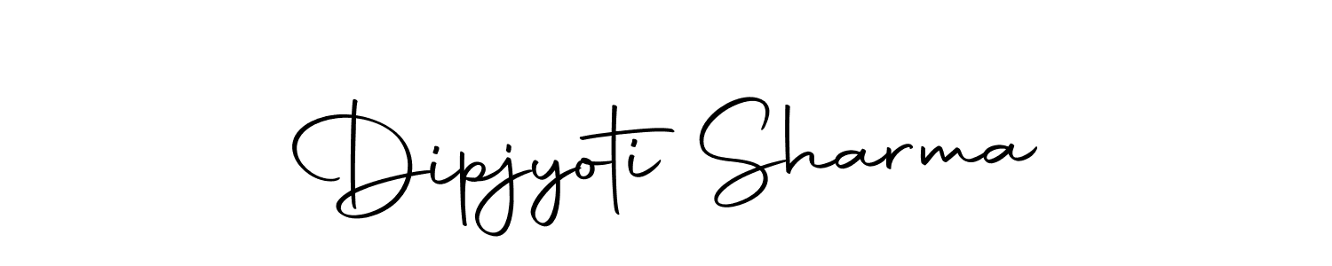 Create a beautiful signature design for name Dipjyoti Sharma. With this signature (Autography-DOLnW) fonts, you can make a handwritten signature for free. Dipjyoti Sharma signature style 10 images and pictures png