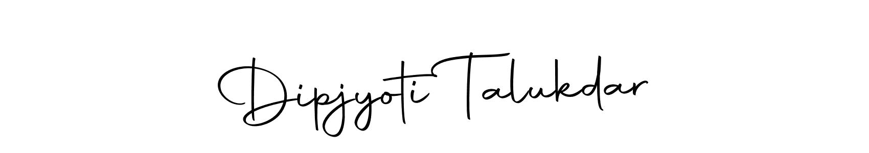 How to make Dipjyoti Talukdar name signature. Use Autography-DOLnW style for creating short signs online. This is the latest handwritten sign. Dipjyoti Talukdar signature style 10 images and pictures png