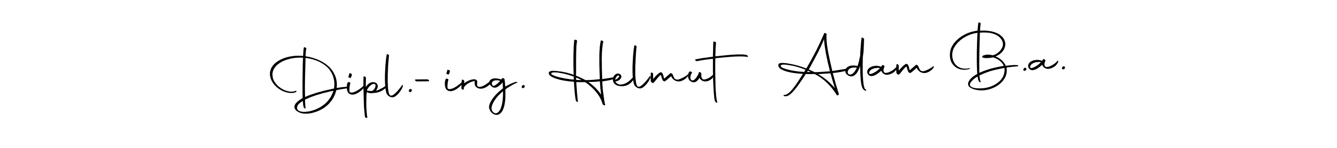 Autography-DOLnW is a professional signature style that is perfect for those who want to add a touch of class to their signature. It is also a great choice for those who want to make their signature more unique. Get Dipl.-ing. Helmut Adam B.a. name to fancy signature for free. Dipl.-ing. Helmut Adam B.a. signature style 10 images and pictures png