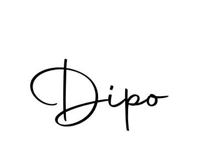 Design your own signature with our free online signature maker. With this signature software, you can create a handwritten (Autography-DOLnW) signature for name Dipo. Dipo signature style 10 images and pictures png