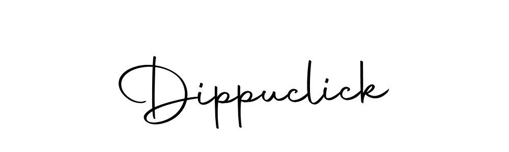 Design your own signature with our free online signature maker. With this signature software, you can create a handwritten (Autography-DOLnW) signature for name Dippuclick. Dippuclick signature style 10 images and pictures png