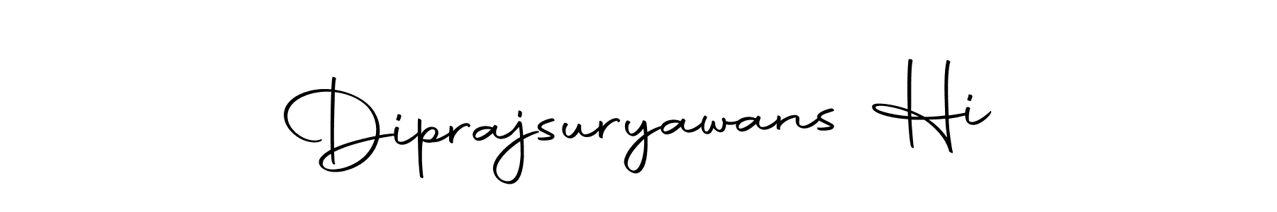 Also we have Diprajsuryawans Hi name is the best signature style. Create professional handwritten signature collection using Autography-DOLnW autograph style. Diprajsuryawans Hi signature style 10 images and pictures png