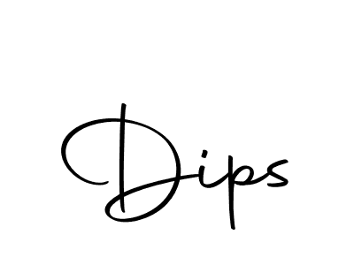 Make a beautiful signature design for name Dips. With this signature (Autography-DOLnW) style, you can create a handwritten signature for free. Dips signature style 10 images and pictures png