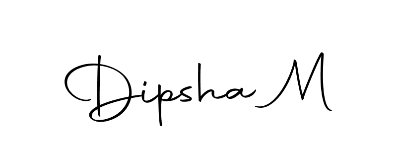 You should practise on your own different ways (Autography-DOLnW) to write your name (Dipsha M) in signature. don't let someone else do it for you. Dipsha M signature style 10 images and pictures png