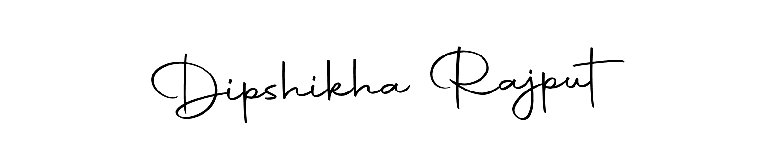 How to make Dipshikha Rajput name signature. Use Autography-DOLnW style for creating short signs online. This is the latest handwritten sign. Dipshikha Rajput signature style 10 images and pictures png