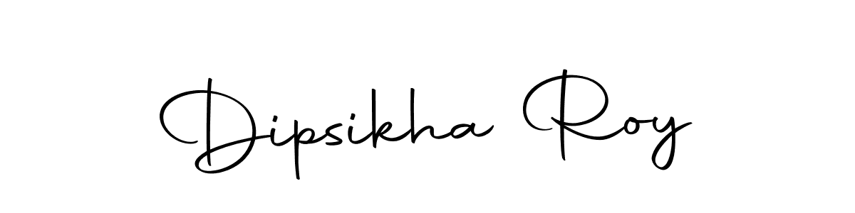 Create a beautiful signature design for name Dipsikha Roy. With this signature (Autography-DOLnW) fonts, you can make a handwritten signature for free. Dipsikha Roy signature style 10 images and pictures png