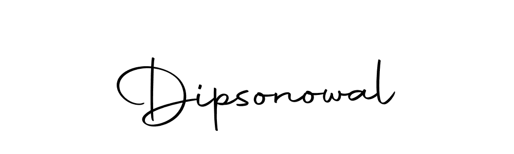 Use a signature maker to create a handwritten signature online. With this signature software, you can design (Autography-DOLnW) your own signature for name Dipsonowal. Dipsonowal signature style 10 images and pictures png